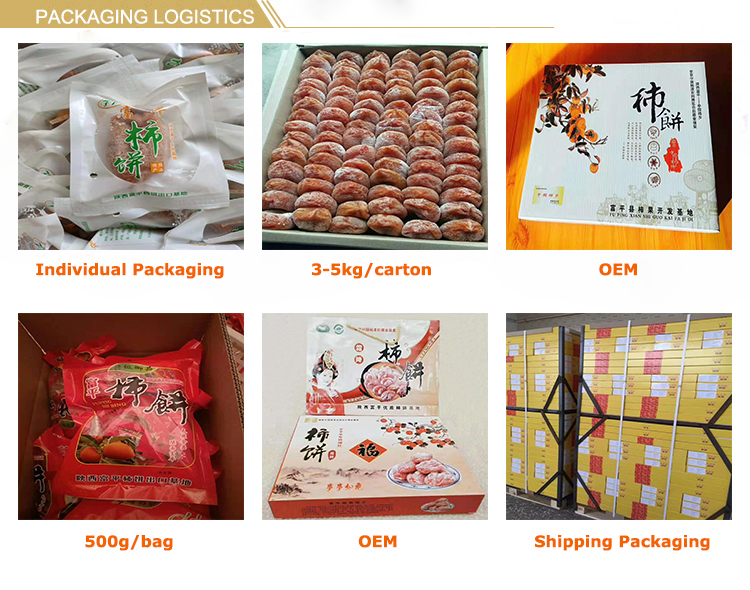 Hot Selling Fresh Dried Soft Persimmon Fruit Without Sugar China Price