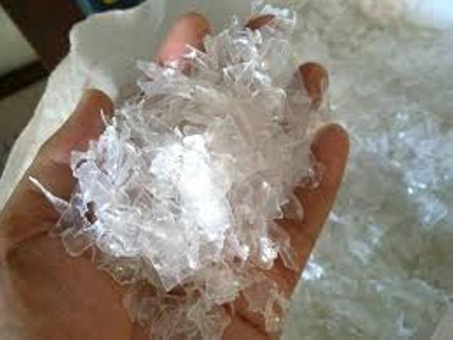 Hot Washed Clear Pet Bottle Scrap Pet Flakes White Recycled Pet