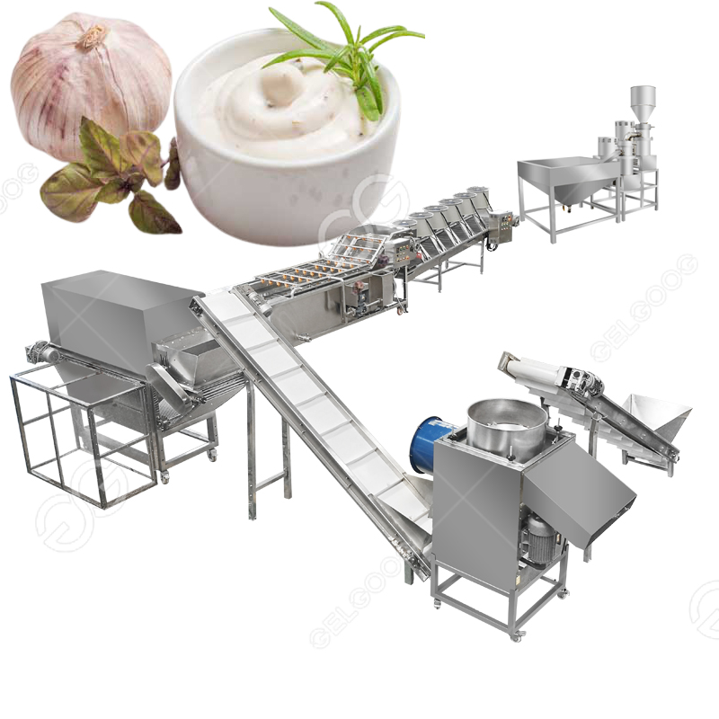 Automatic Garlic Paste Making Machine Sauce Processing Line