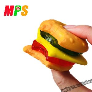 New and Hot Selling Item Individual Packed 50g Hamburger Gummy Candy