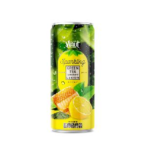 Weight Loss With 250ml Sparkling Drinks Green Tea and Honey Lemon