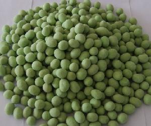 Wasabi flavor coated peanuts