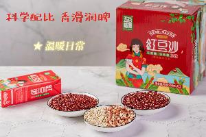 Five grains refined red bean paste vegetable protein drink
