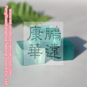 confection using colorant gardenia blue
