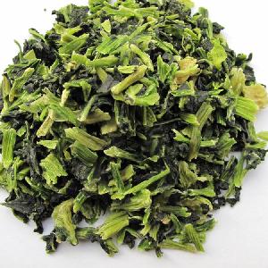 Air dried dehydrated bok choy Chinese cabbage leaves