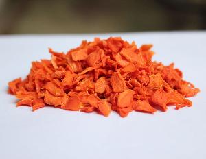 Dehydrated carrot flakes granules shoestrings