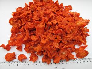 Dried dehydrated carrot
