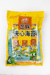 48g Safety Instant Seaweed Snack with seame