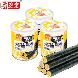 80g canned instant egg roll snack with salted yolk flavor