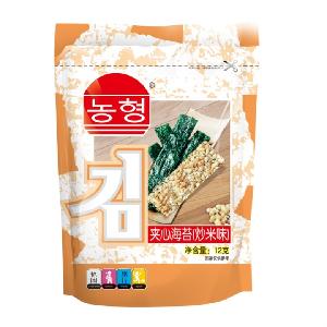 12g Instant Fried Rice flavor Topping Seaweed Snack with Koshe
