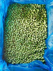 Frozen organic green pea
