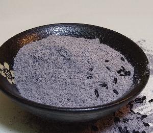 Black rice powder
