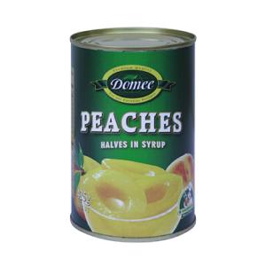 Canned peach in syrup