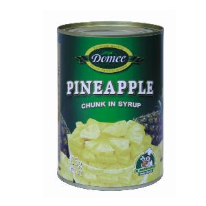 Canned pineapple chunk
