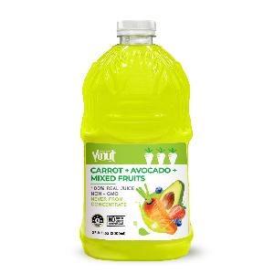 2000ml VINUT 100% Carrot Avocado and Mixed Fruit Juice 67.6 Fl Oz No added sugars No preservative