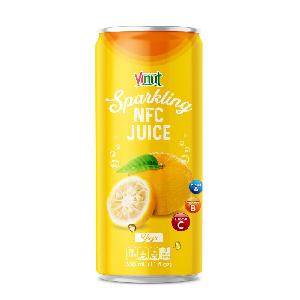330ml can VINUT sparkling Yuzu juice Carbonated Drinks Manufacturer Directory