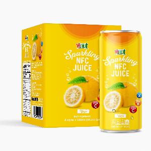 330ml can VINUT sparkling Yuzu juice Carbonated Drinks Vietnam Suppliers Manufacturers