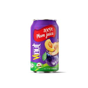 330ml VINUT Good price 100% Plum Juice Custom Private Label Wholesale Suppliers Canned