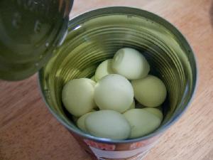 canned eggs