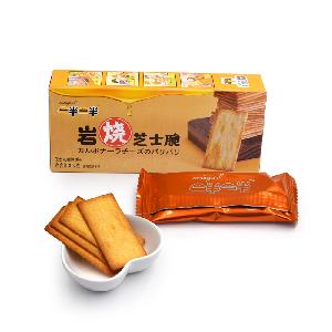 Cheese flavor 4pcs pack biscuit for supermarket