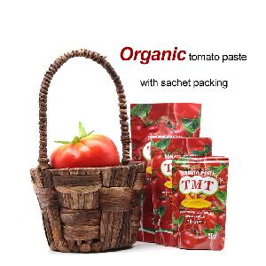 Tomato Paste with 28-30% Concentrate in Flat Sachets 50g56g70g100g Food for Hot Pot