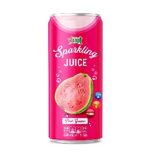 VINUT Natural Sparkling water Pink Guava Juice 330ml Can Manufacturer Directory