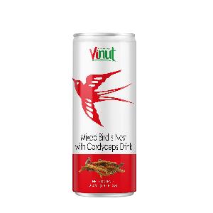 250ml Can VINUT Bird''s Nest drink with Cordyceps Vietnam Distribution Sellers Collagen Drinks