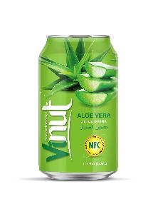 330ml can VINUT Aloe vera juice Drink Vietnam Suppliers Manufacturers Fresh aloe vera from farm