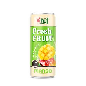 320ml VINUT Fresh Mango Juice No Sugar Added Made In Vietnam Products High Quality Good For Health