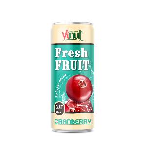 320ml VINUT Fresh Cranberry Juice No Sugar Added Made In Vietnam High Quality Good For Health