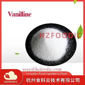 Food Additive Vanillin Min 99.5%/Natural Vanillin Crystals/Vanillin And Vanilla Powder