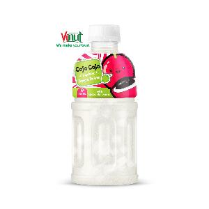 10.8 Fl Oz Cojo Cojo Lychee juice drink with 25% Nata de coco Vietnam Suppliers Manufacturers