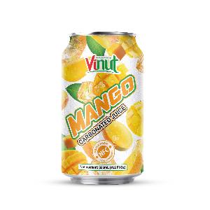 330ml VINUT Mango Juice Carbonated Vietnam Suppliers Manufacturers Fruit Juice Carbonated Drink