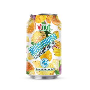 330ml VINUT Multi Fruit Juice Carbonated Vietnam Suppliers Manufacturers Juice Carbonated Drink