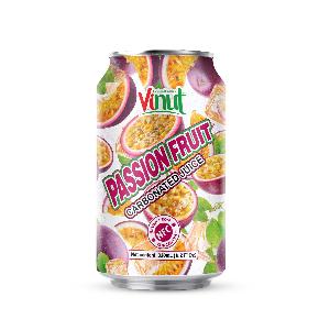330ml VINUT Passion Juice Carbonated Vietnam Suppliers Manufacturers Fruit Juice Carbonated Drink
