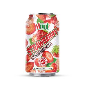 330ml VINUT Strawberry Juice Carbonated Vietnam Suppliers Manufacturers Fruit Juice Carbonated Drink