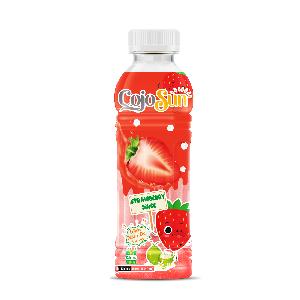 450ml Cojo Sun Strawberry juice drink with 25% Nata de coco Vietnam Suppliers Manufacturers