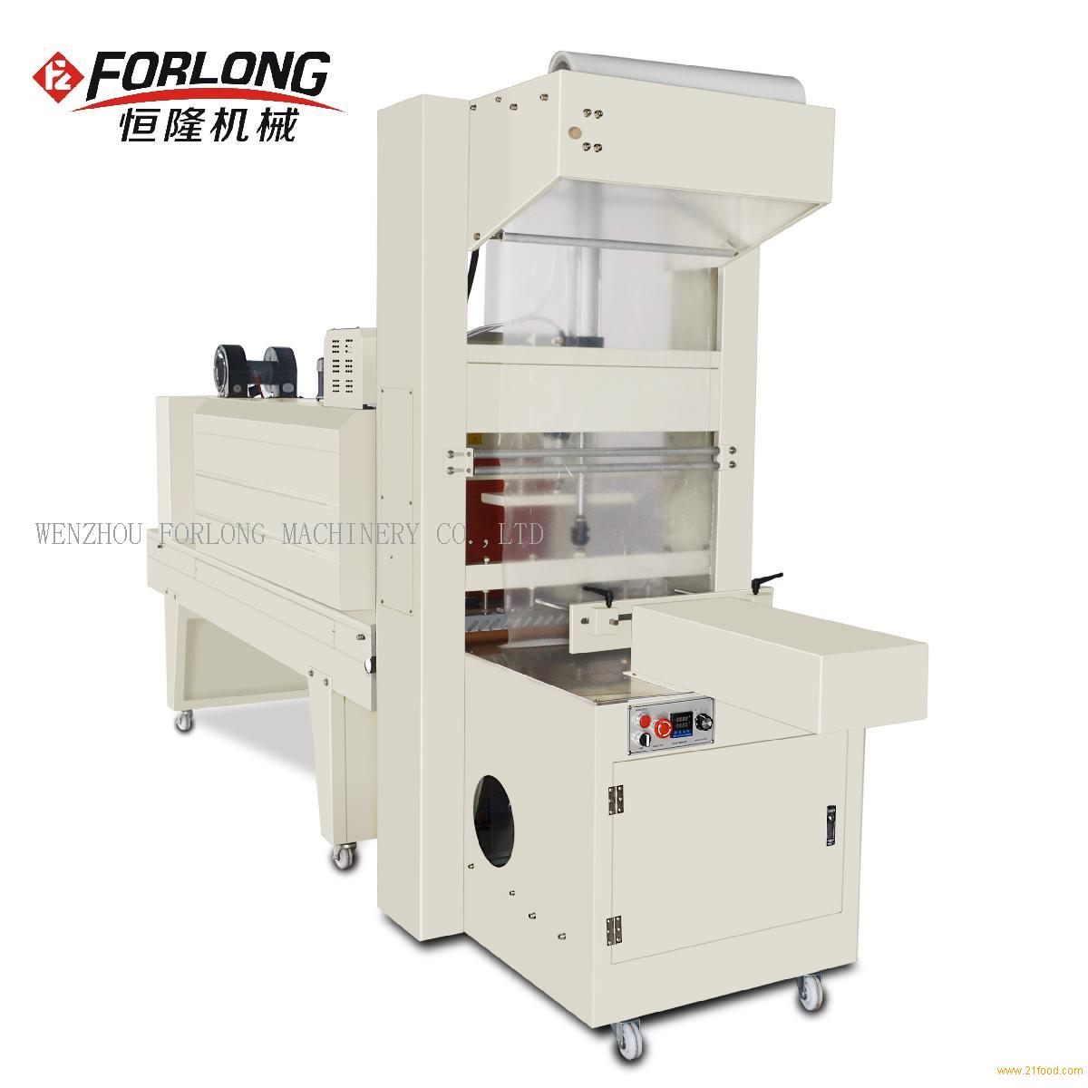 FL-5038+BSE-5040 Semi auto film wrapping and heat shrink packing machine
