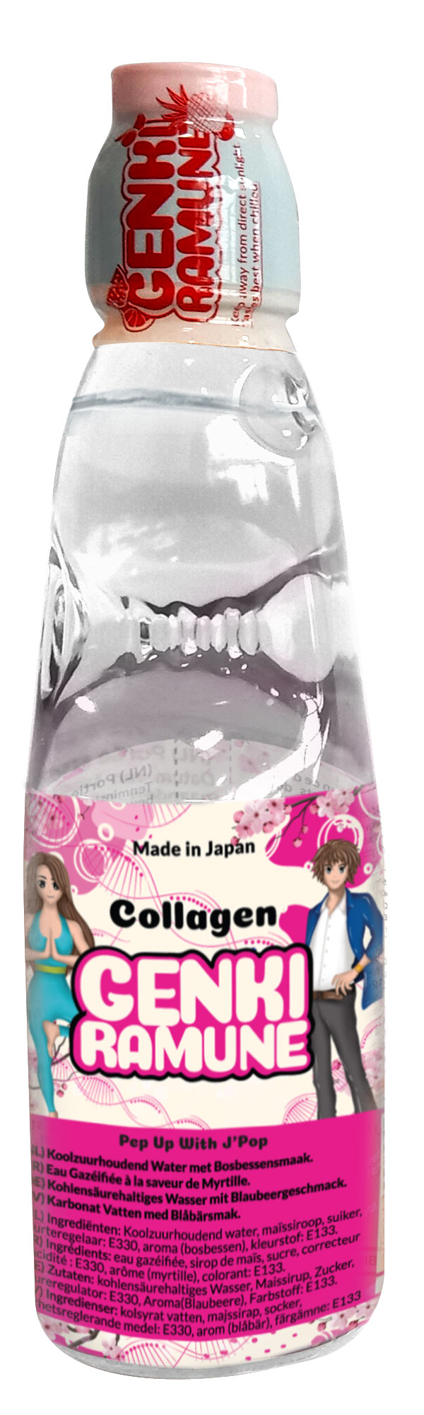 Collagen Genki Ramune Soda products,Japan Collagen Genki ...