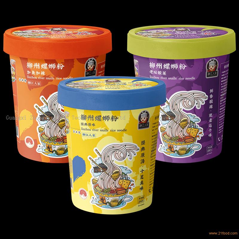 ОПТОВЫЕ ГОРЯЧИЕ ПРОДАЖИ Вкусная Речная Улитка Liu Zhou Instant Rice Noodle 12 Cup Package