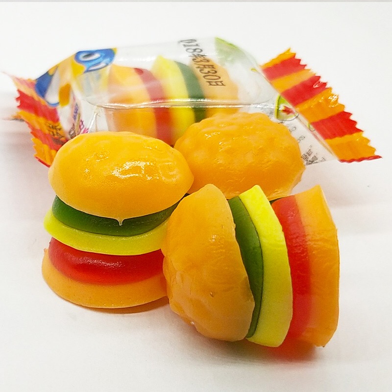 Wholesale Fast Food Series Fruit Jelly Burger Gummy Candy,China MPS Or ...