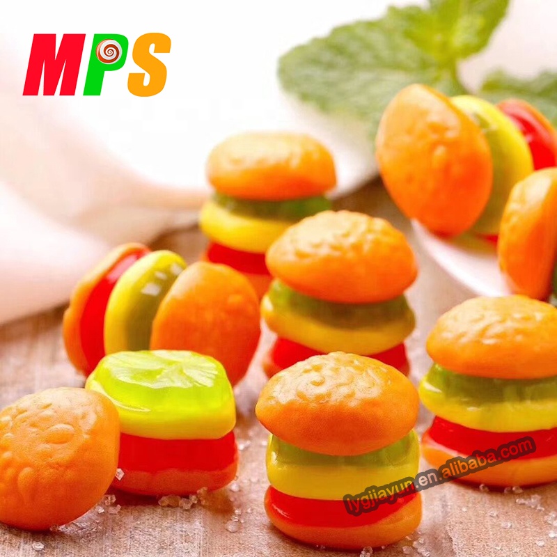 Wholesale Fast Food Series Fruit Jelly Burger Gummy Candy,China MPS Or ...