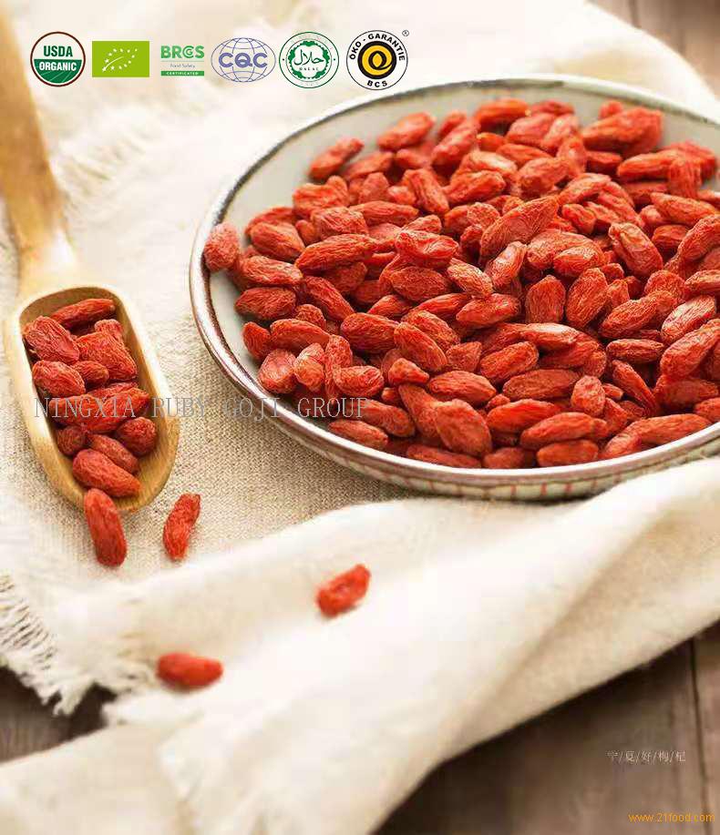 Dried Fruit Natural Sun Goji Berry with NOP certificate