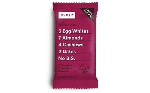 Kellogg’s Rxbar unveils new chocolate cinnamon brownie flavour