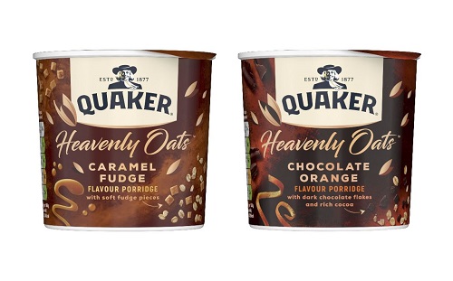 PepsiCo’s Quaker launches non-HFSS porridge pot range