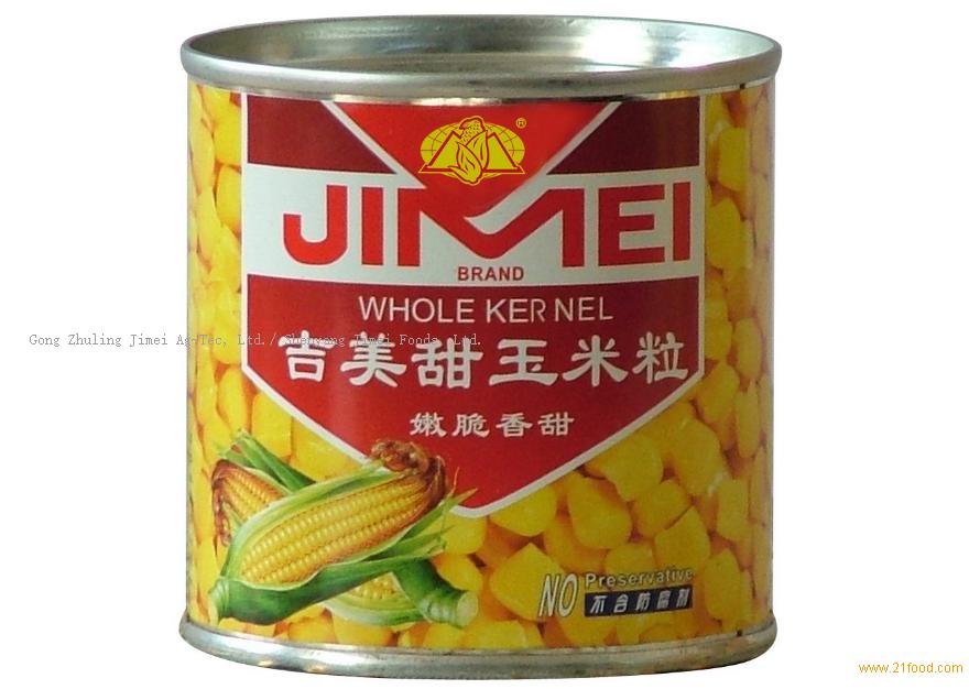 Jimei canned sweet corn series