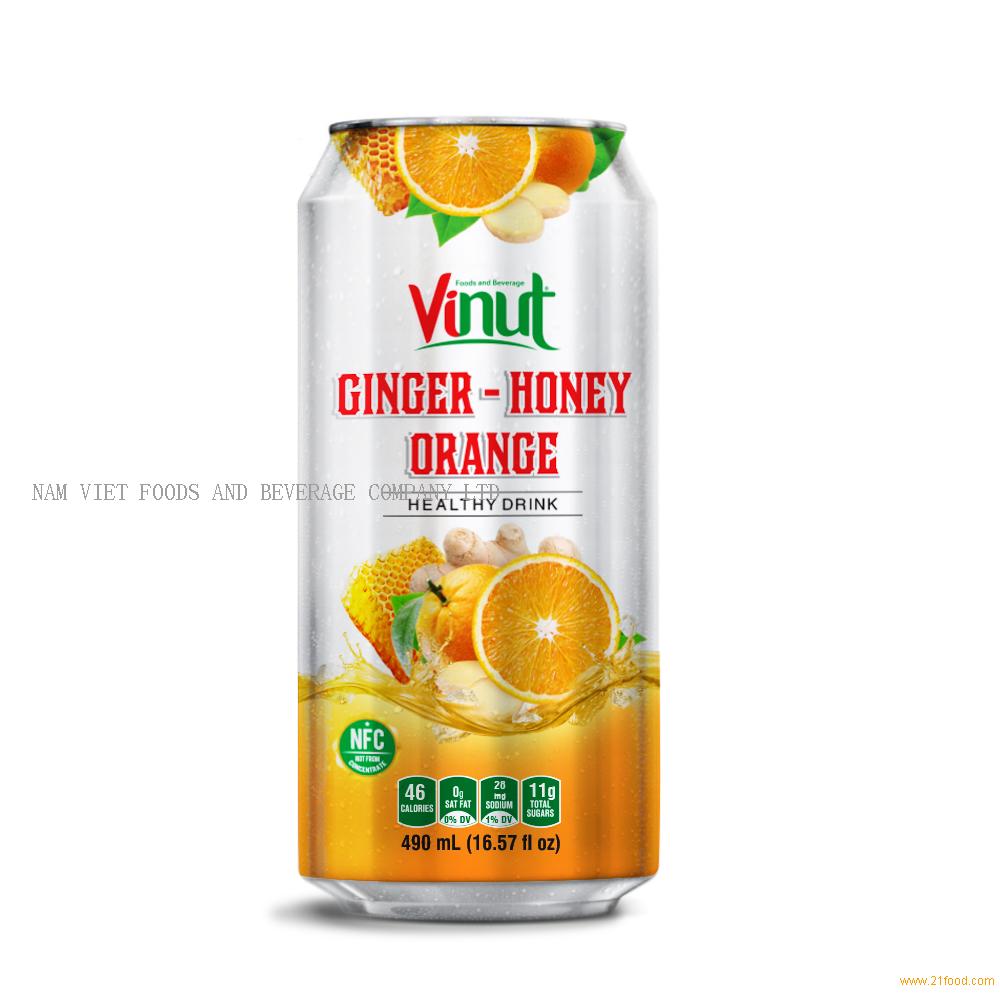 16.57 fl oz VINUT Ginger juice with Honey Orange