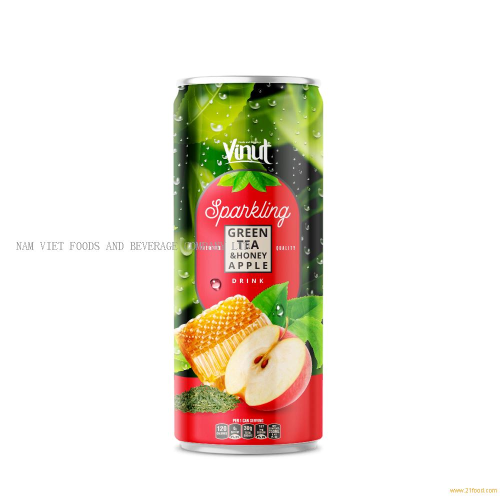 250ml VINUT Premium Black tea Apple Sparkling water