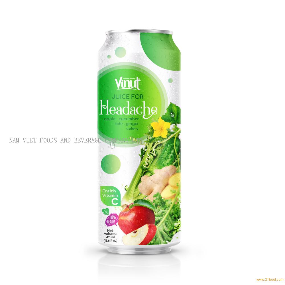 16.6 fl oz VINUT Juice drink for Headache