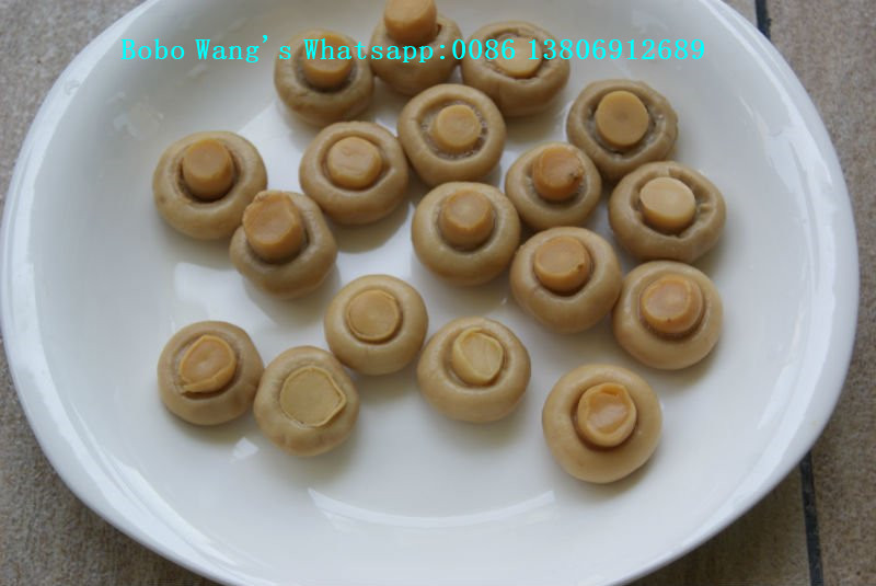Canned Whole Mushrooms in Brine